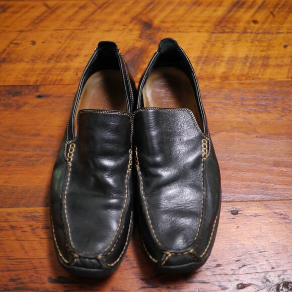 COLE HAAN Comfort Soles Black Leather Driving Moccasins Comfort Loafers 11.5M 46 main image 5